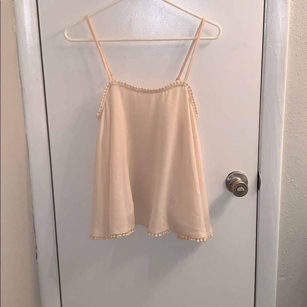 Cream spaghetti strap top!